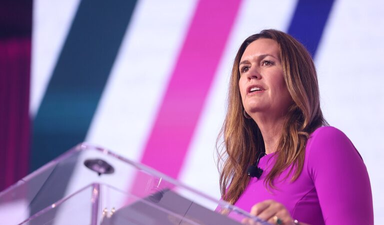 Sarah Huckabee Sanders Sparked a GOP Civil War With One Shocking Video